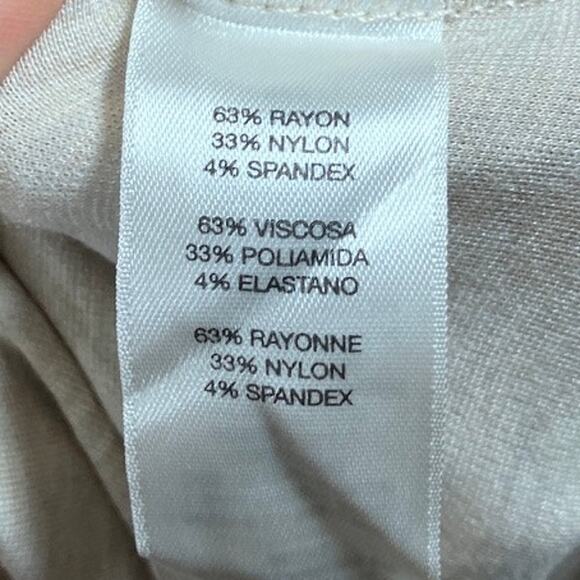 Chicos Womens Pants Cream Pull On High Rise Crop Ankle Stretch 3 (XL) - Picture 5 of 11